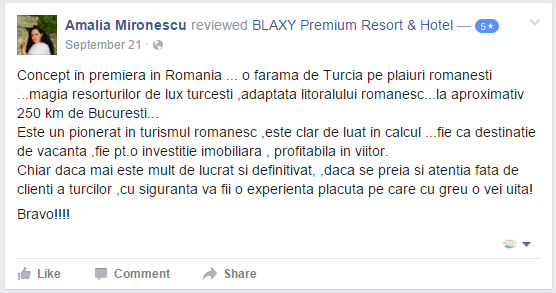 Testimonial - Facebook